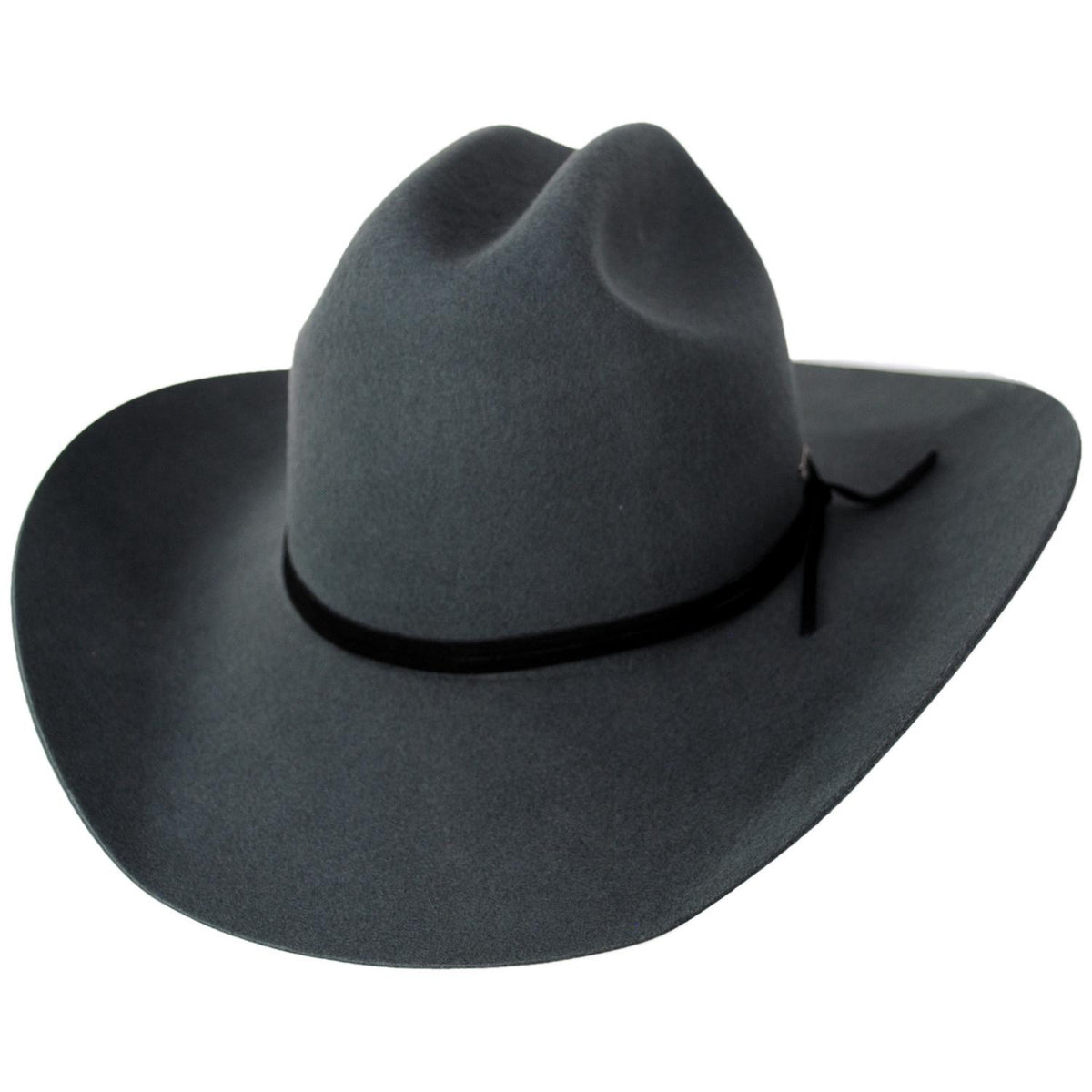 BRIXTON HATS | Laredo Weather Guard Wool Felt Cowboy Hat | 135671 | lead | ASPHALT