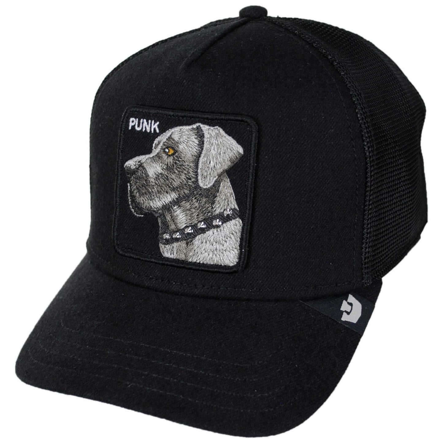 Goorin Bros | Punk Dawg Mesh Trucker Snapback Baseball Cap | 200772 | lead | DARK DENIM