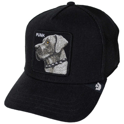 Goorin Bros | Punk Dawg Mesh Trucker Snapback Baseball Cap | 200772 | lead | DARK DENIM