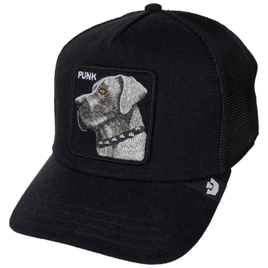 Goorin Bros | Punk Dawg Mesh Trucker Snapback Baseball Cap | 200772 | lead | DARK DENIM