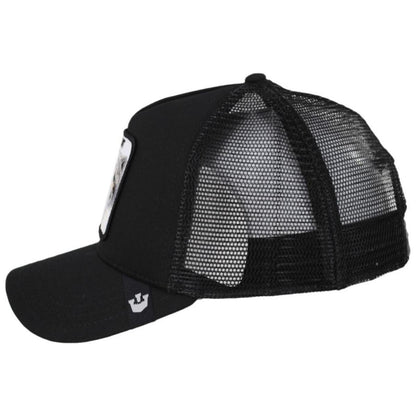 Goorin Bros | Bandit Mesh Trucker Snapback Baseball Cap | 200449 | profile | BLACK