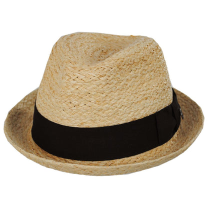 Jaxon Hats | Wholesale Oceanside Raffia Straw Fedora Hat B2B Pre-Pack