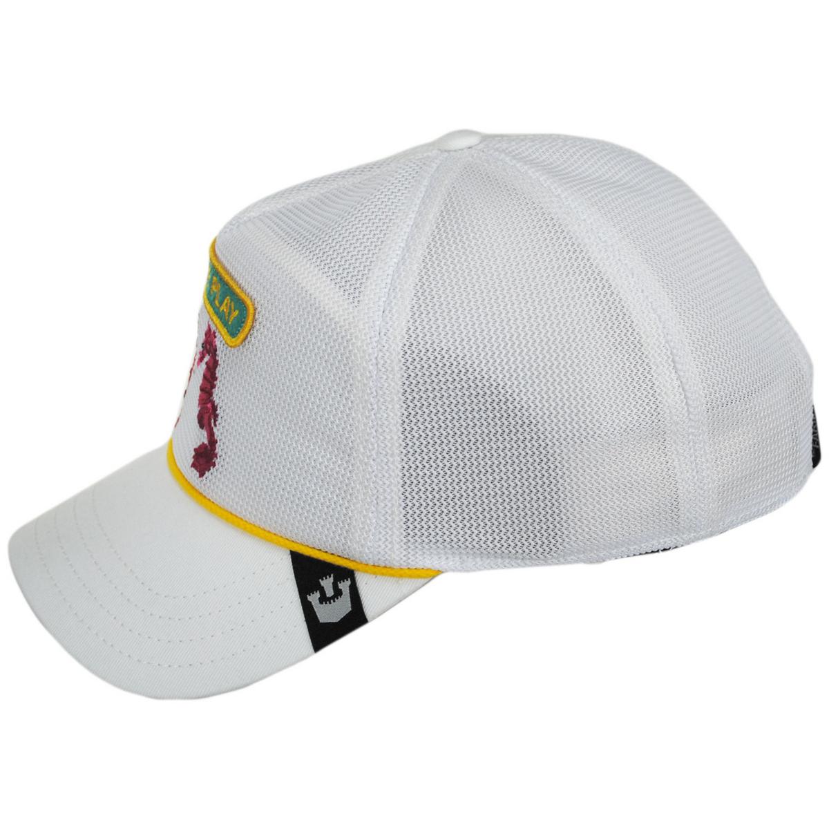Goorin Bros | Seahorse Play Mesh Trucker Snapback Baseball Cap | 200710 | profile | WHITE