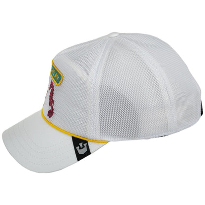Goorin Bros | Seahorse Play Mesh Trucker Snapback Baseball Cap | 200710 | profile | WHITE
