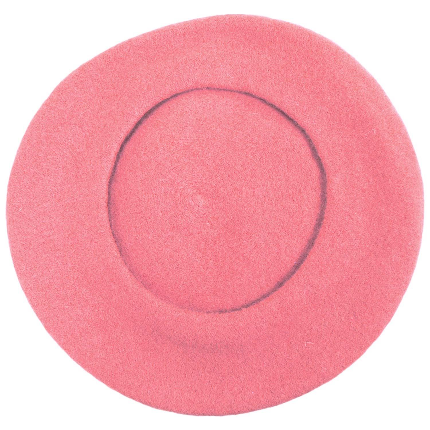 Village Hat Shop | Wool Fashion Beret | 152500 | under | PINK