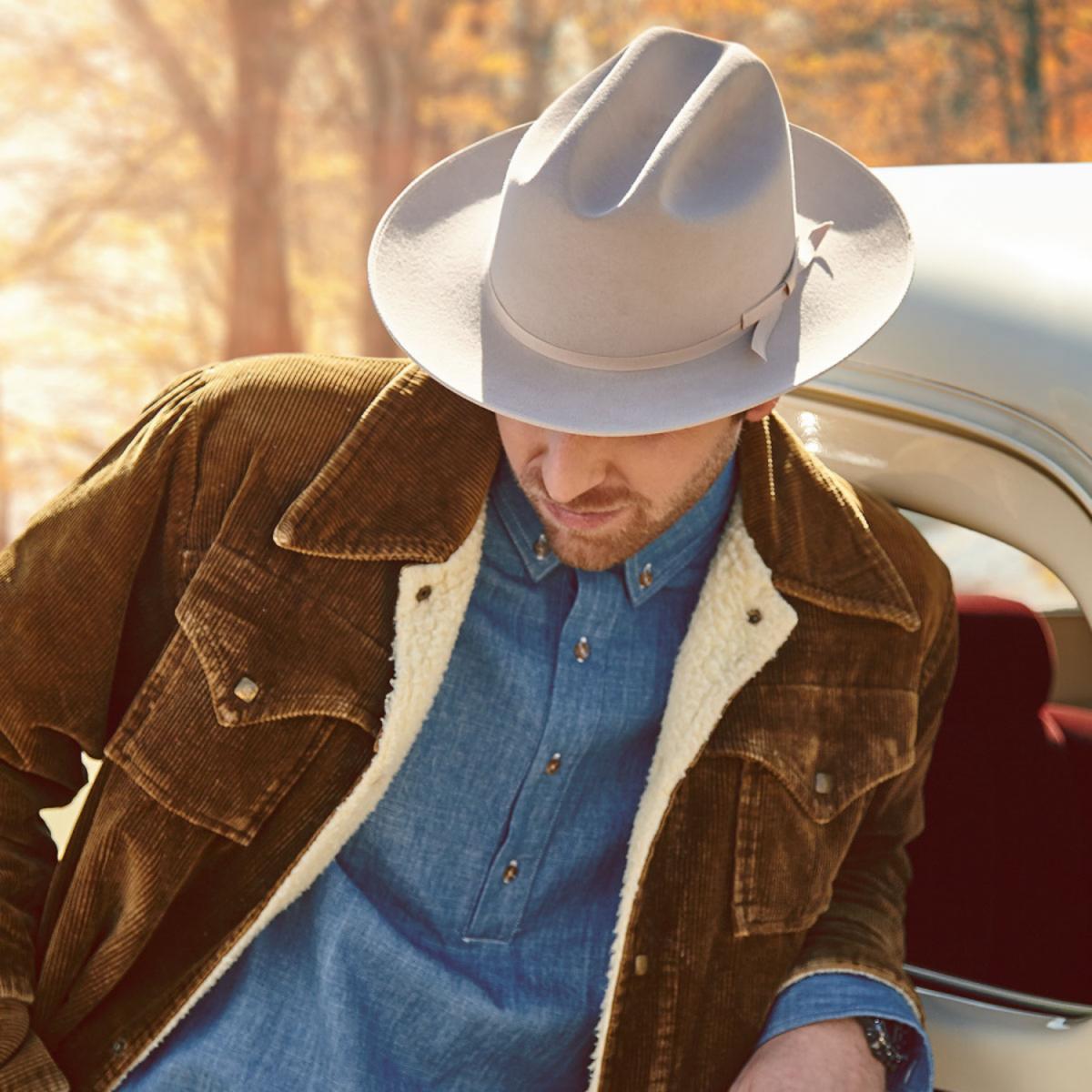 Stetson | Open Road 6X Fur Felt Western Hat | 130620 | lsmthree | SILVERBELLY