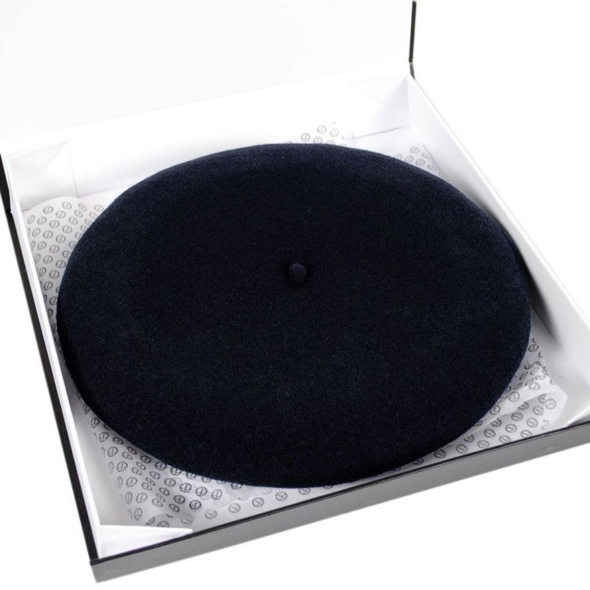 Hoquy | Hoquy Wool Basque Beret | 151050 | under | MARINE