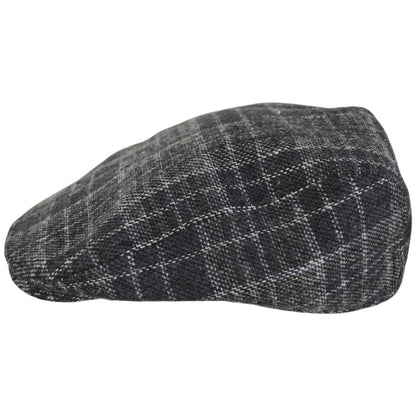 Dorfman Pacific | Alfie Plaid Ivy Cap | 160160 | profile | BLACK