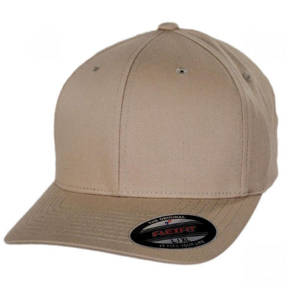 Flexfit | Combed Twill MidPro Flexfit Fitted Baseball Cap | 221502 | lead | KHAKI