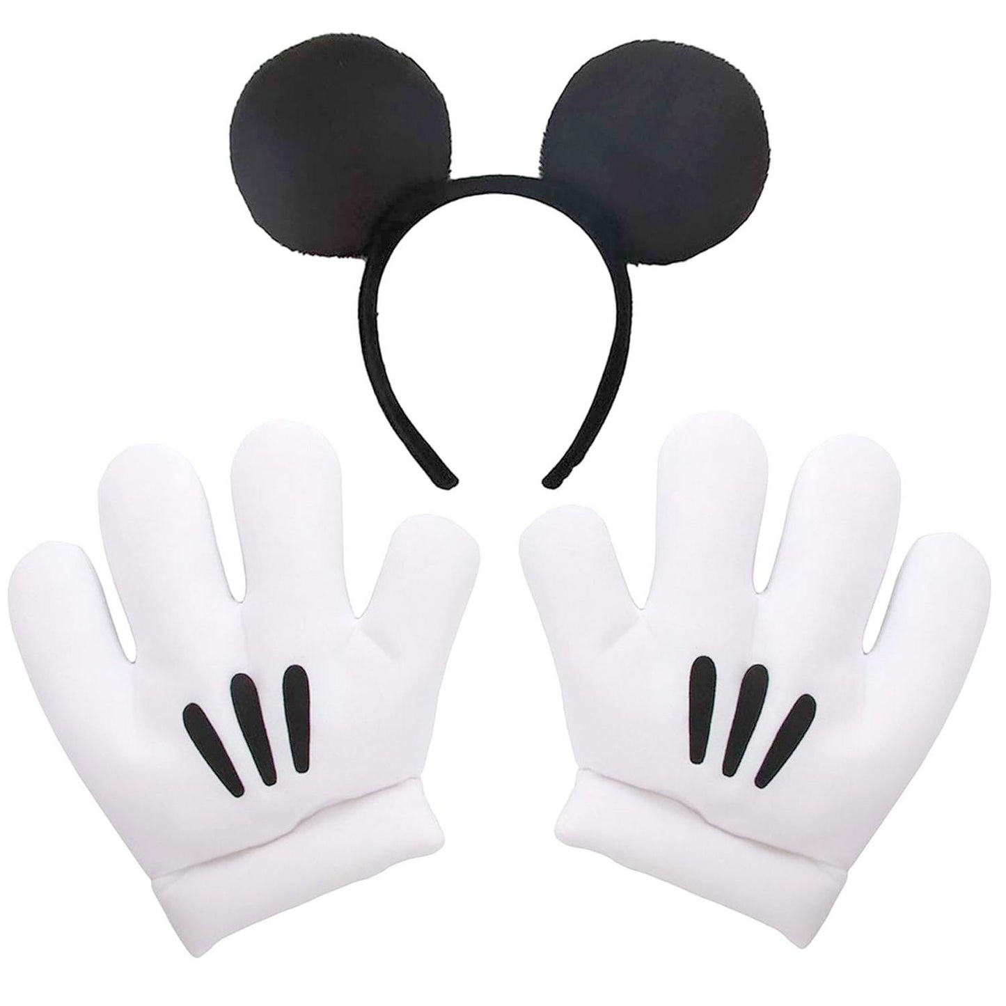 Disney | Mickey Mouse Headband & Gloves Kit | 190208 | lead | BLACK/WHITE