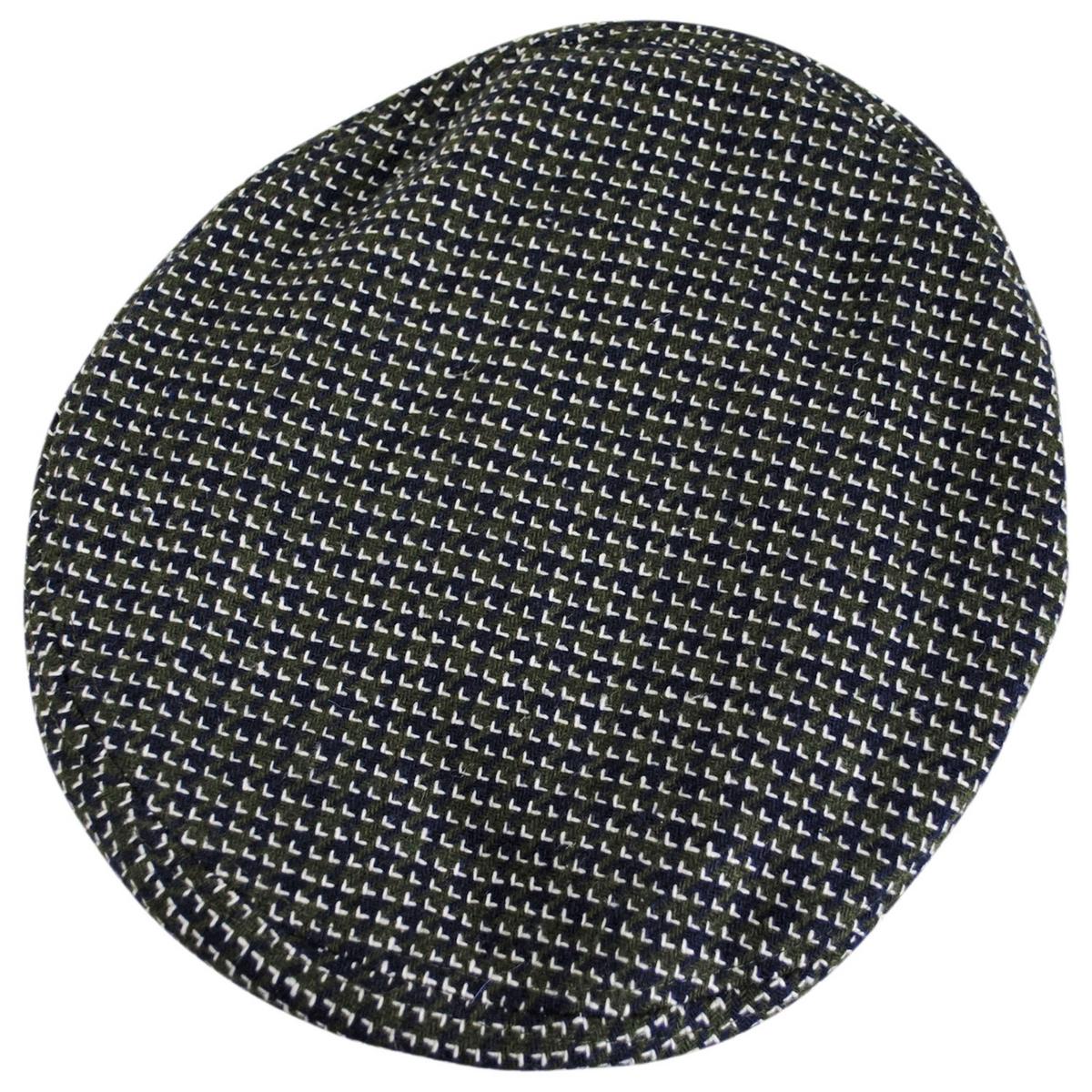 Kangol | Tooth Grid Knit Beret | 150921 | top | FOREST/NAVY