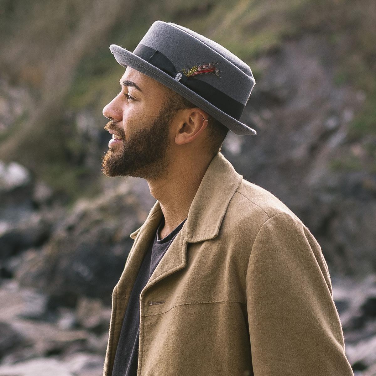 Jaxon Hats | Wholesale Wool Felt Pork Pie Hat B2B Pre-Pack | B2B135065 | lsmtwo | GREY