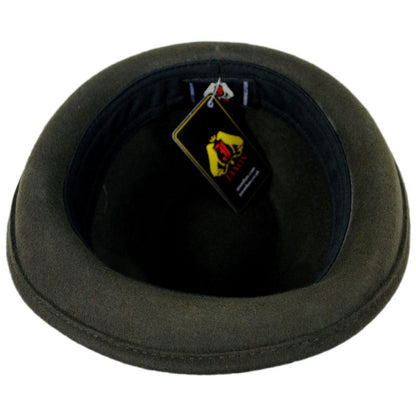 Jaxon Hats | Wholesale Alpine Wool Felt Fedora Hat B2B Pre-Pack | B2B157001 | under | MOSS