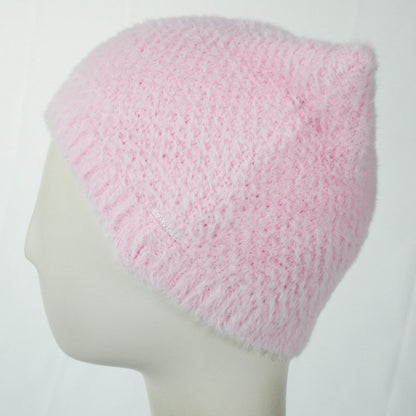 Kangol | Faux Fur Pointed Beanie Hat | 500406 | profile | BALLERINA PINK