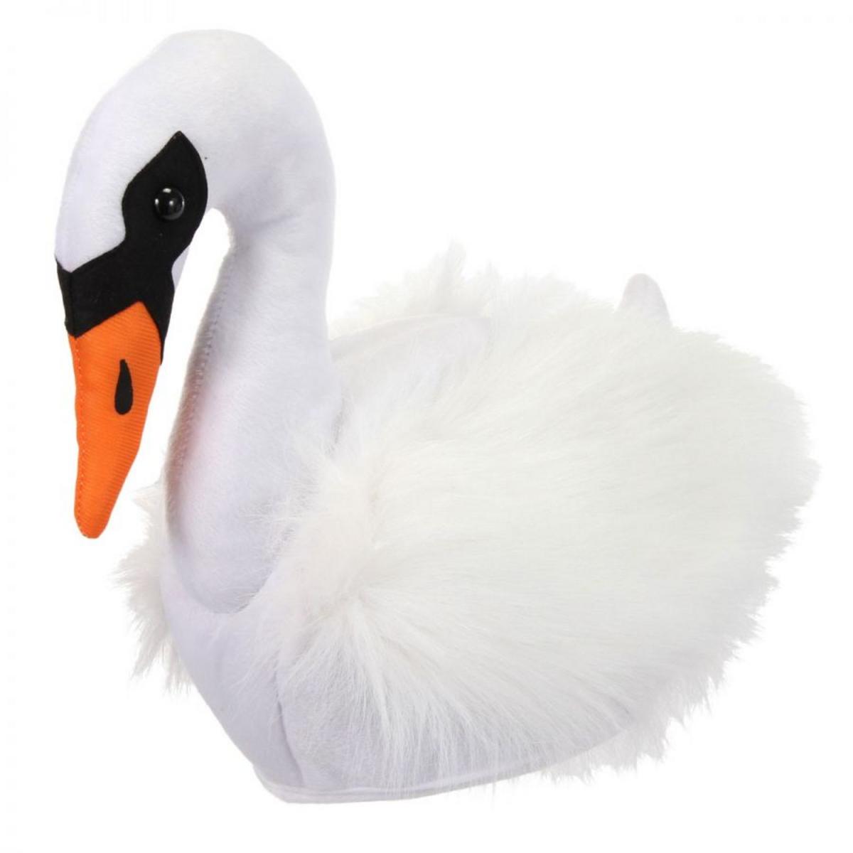 Elope | Swan Faux Fur Hat | 190342 | lead | WHITE
