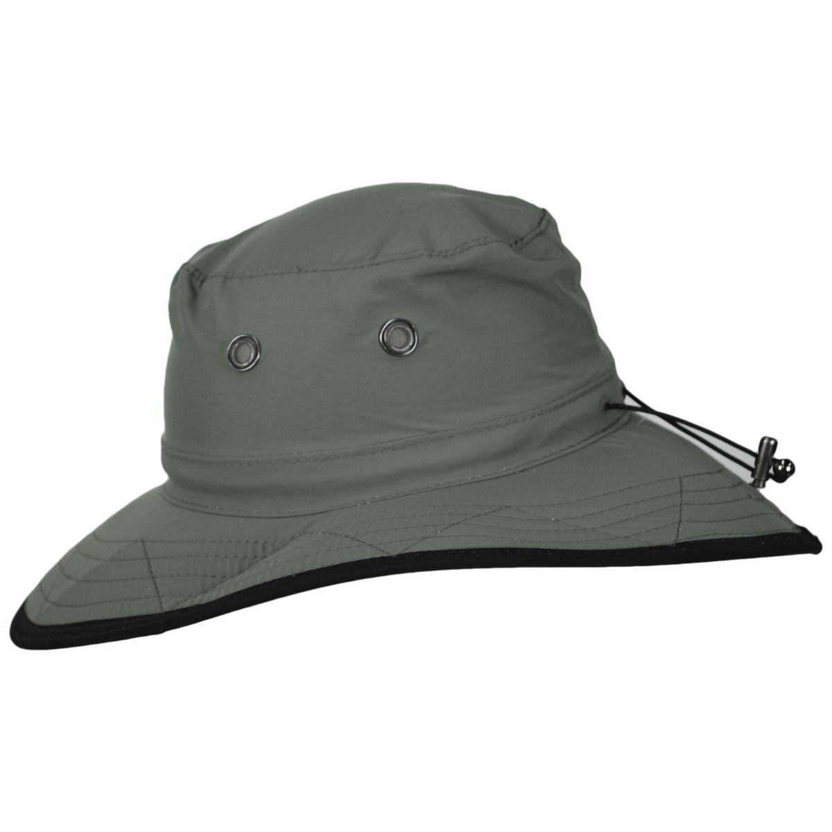 Dorfman Pacific | Jetty Supplex Booney Hat | 400230 | profile | GREY