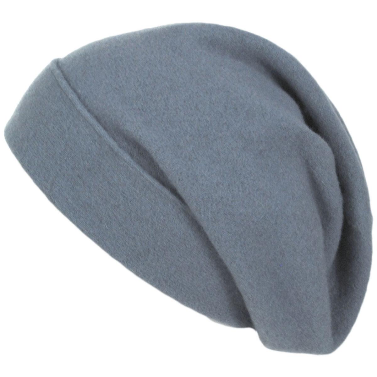 Parkhurst | Wool Slouchy Beanie Hat | 500857 | profile | NICKEL GREY