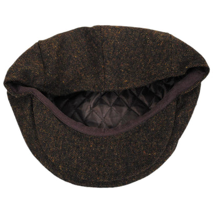Jaxon Hats | Wholesale Troubadour Tweed Wool Blend Ivy Cap B2B Pre-Pack | B2B167567 | under | BROWN