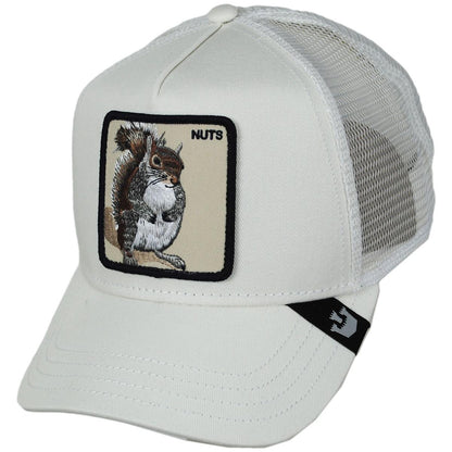 Goorin Bros | Squirrel Nuts Mesh Trucker Snapback Baseball Cap | 200491 | lead | WHITE