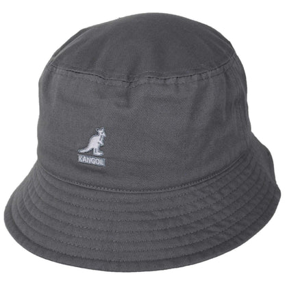 Kangol | Washed Cotton Bucket Hat - Spring Collection | 185701SS | lead | GREY