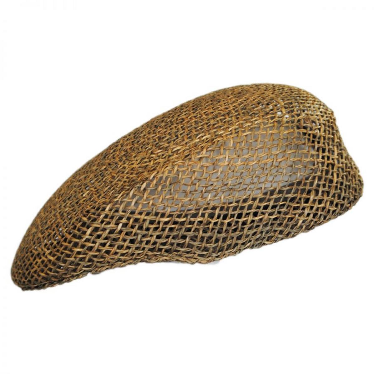 Capas Headwear | Seagrass Straw Ascot Cap | 126698 | profile | NATURAL