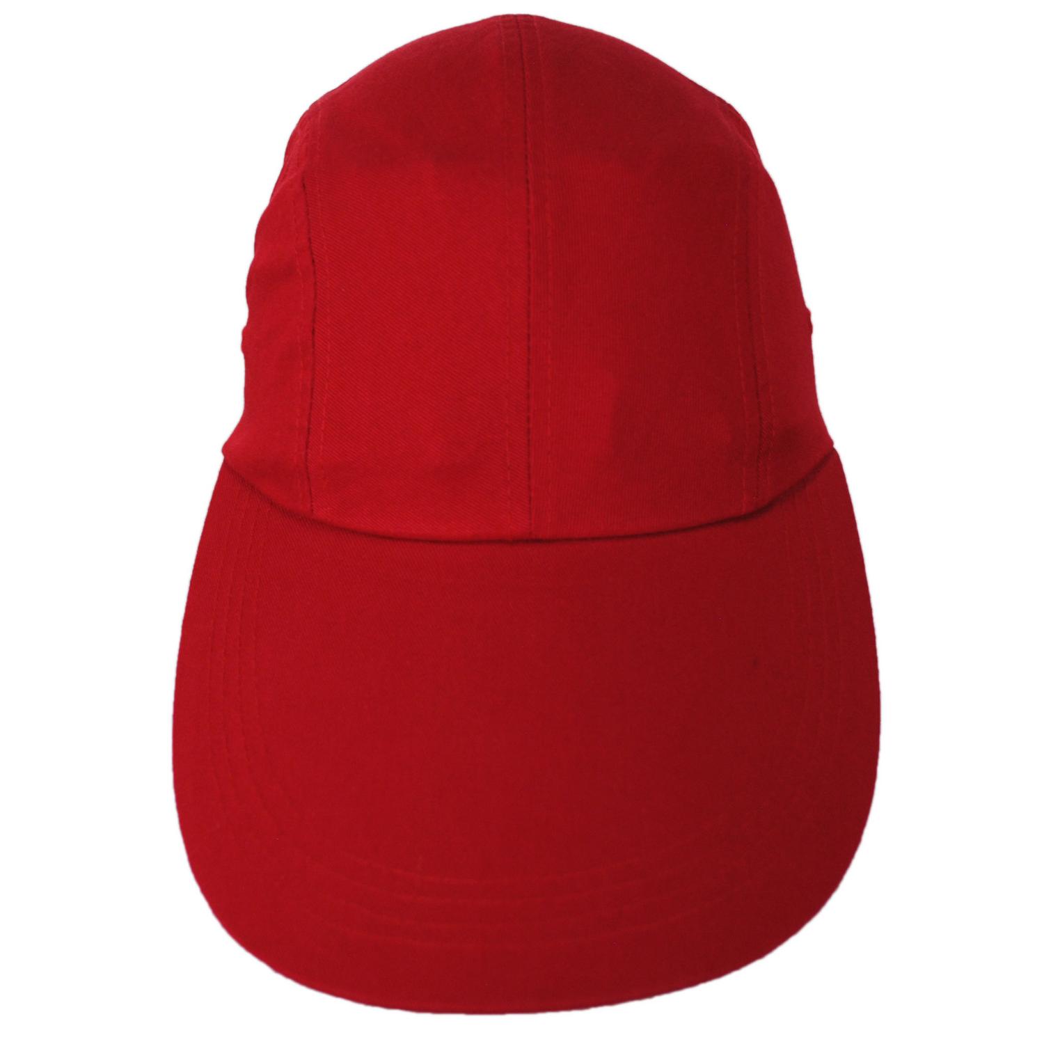 Village Hat Shop | VHS Long Bill Adjustable Baseball Cap | 222440 | front | RED