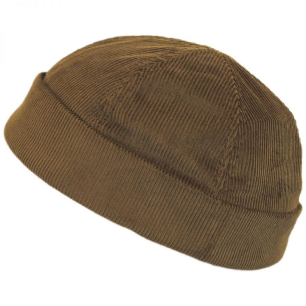 NEW YORK HAT CO | Six Panel Corduroy Skull Cap Beanie Hat | 142003 | lead | RUST
