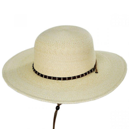 Stetson | Klondike Palm Straw Open Crown Western Hat | 127018 | lead | NATURAL