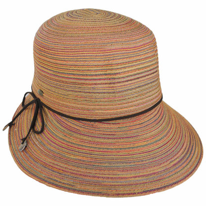Scala | Teodora Poly Braid Facesaver Cap | 101567 | lead | SPICE