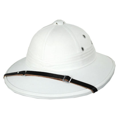 Village Hat Shop | Wholesale French Pith Helmet B2B Pre-Pack - White | B2B155800W | lead | WHITE