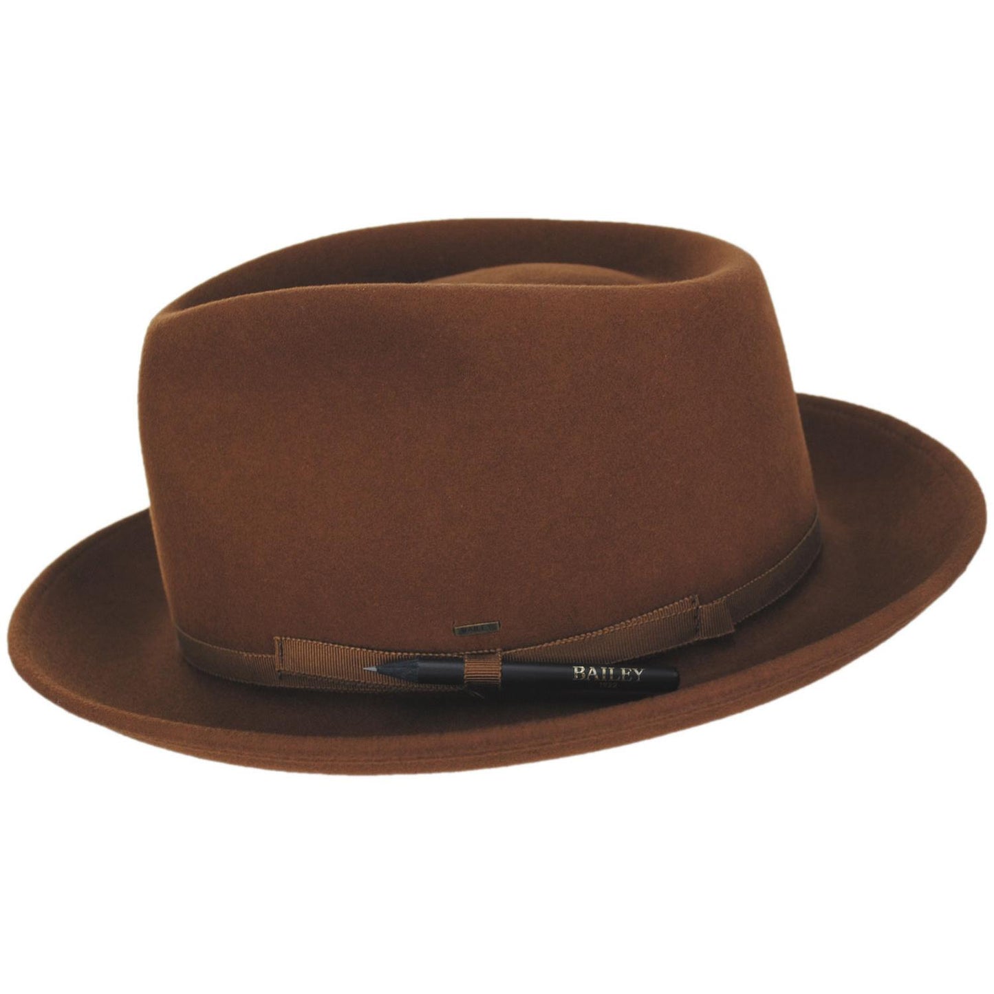 Bailey 1922 | Wilmore Elite Wool Felt Fedora Hat | 130105 | profile | WHISKEY