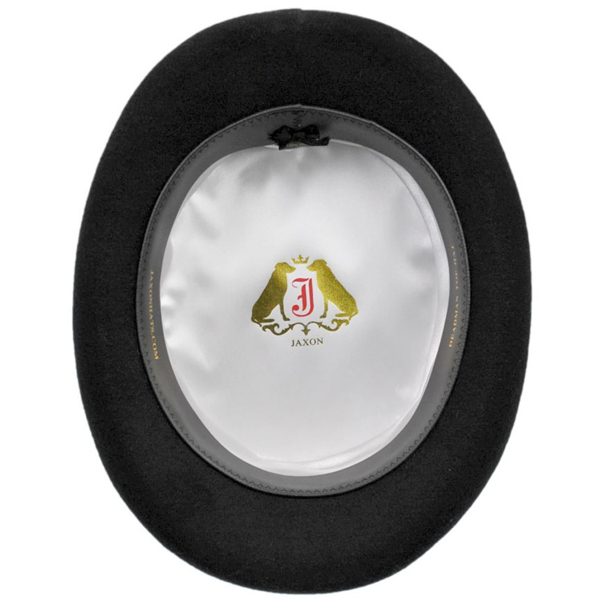 Jaxon Hats | Wholesale Deadman Wool Felt Top Hat B2B Pre-Pack | B2B193901 | under | BLACK