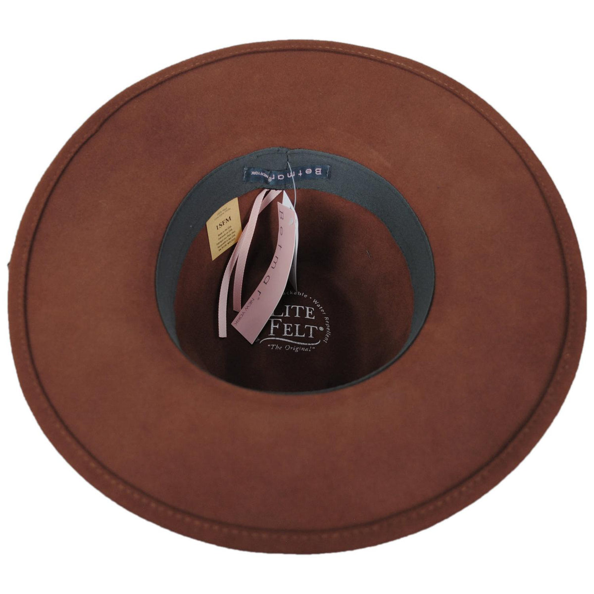 Betmar | Katie Wool Felt Safari Fedora Hat | 123175 | under | OAK