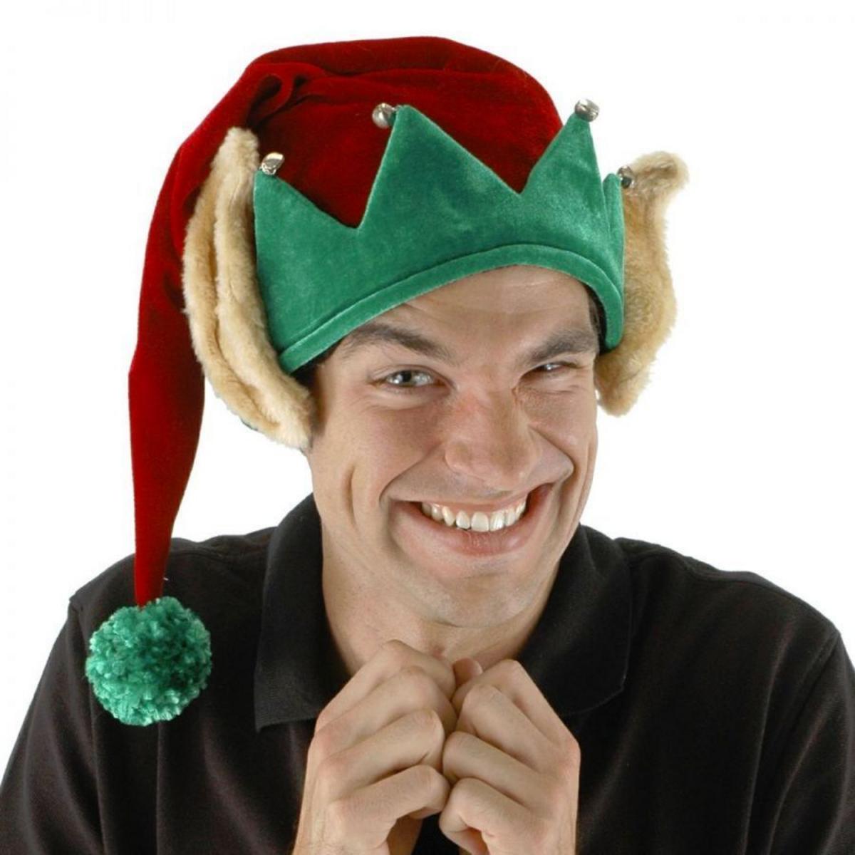 Elope | Elf Ears Stocking Hat | 190334 | lead | RED/GREEN