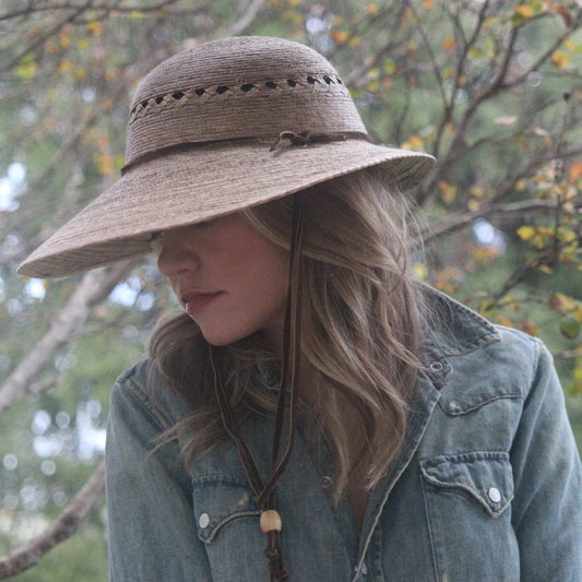 Tula Hats | Laurel Lattice Palm Straw Facesaver Hat | 102996 | lsfone | NATURAL