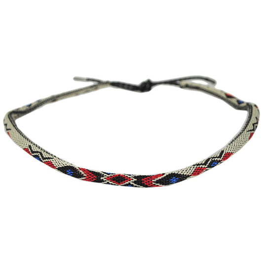 BRIXTON HATS | Pattern Cord Hat Band | 601113 | lead | RED/BLACK