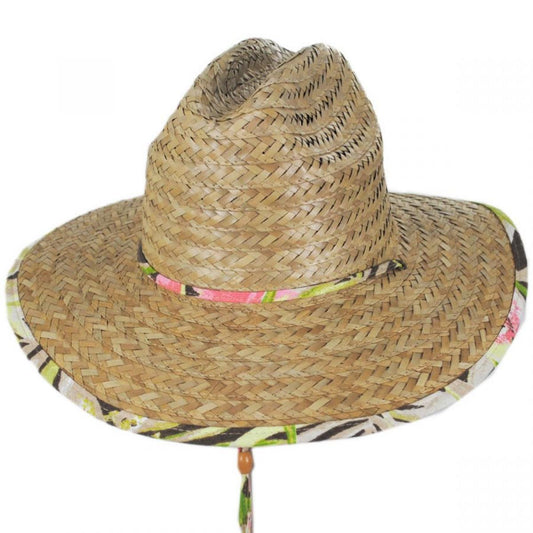Dorfman Pacific | Montane Buri Straw Lifeguard Hat | 126363 | lead | NATURAL
