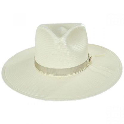 Stetson | JW Marshall Shantung Straw Western Hat | 127017 | front | NATURAL
