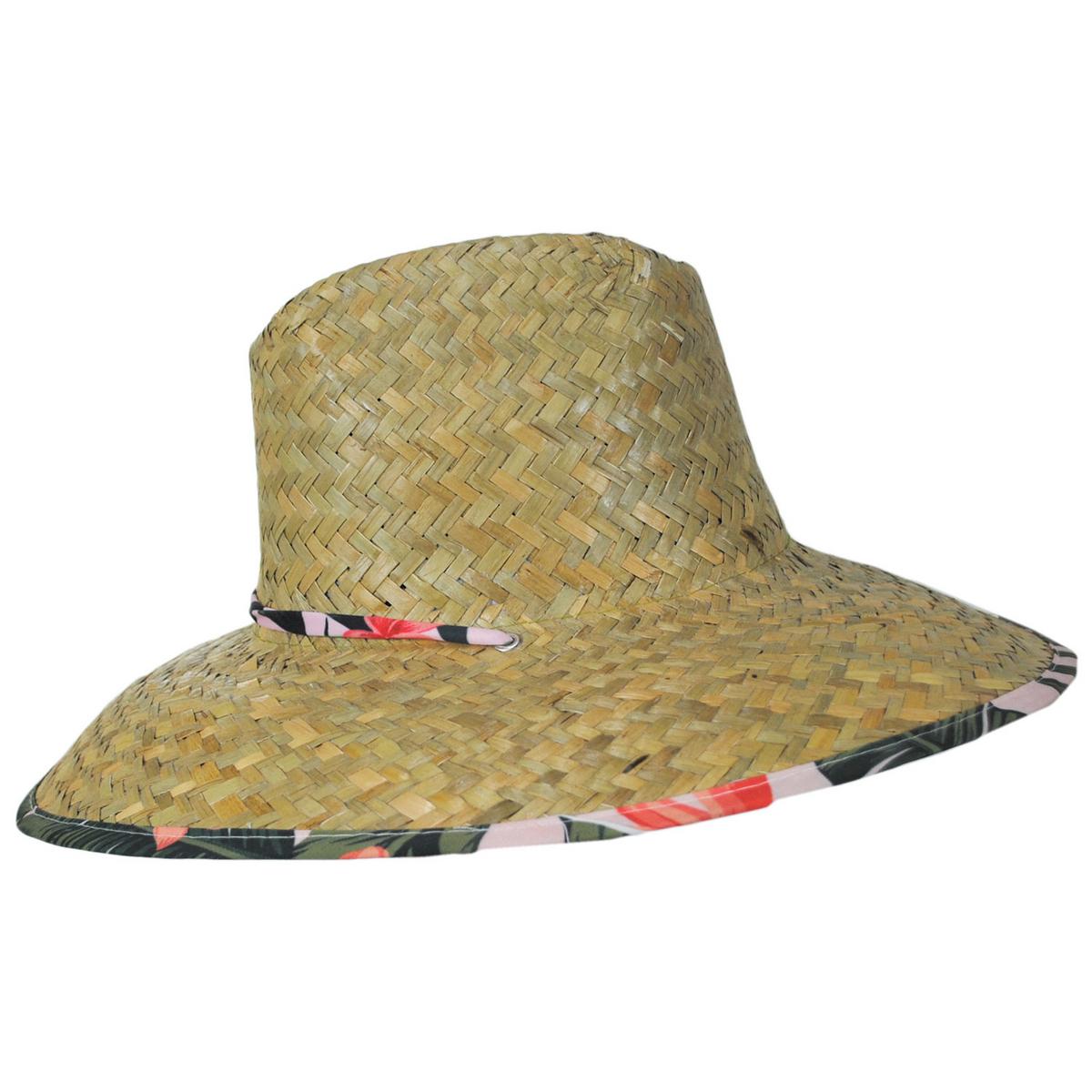 Peter Grimm | Kenny Green Leaf Straw Lifeguard Hat | 127211 | profile | NATURAL