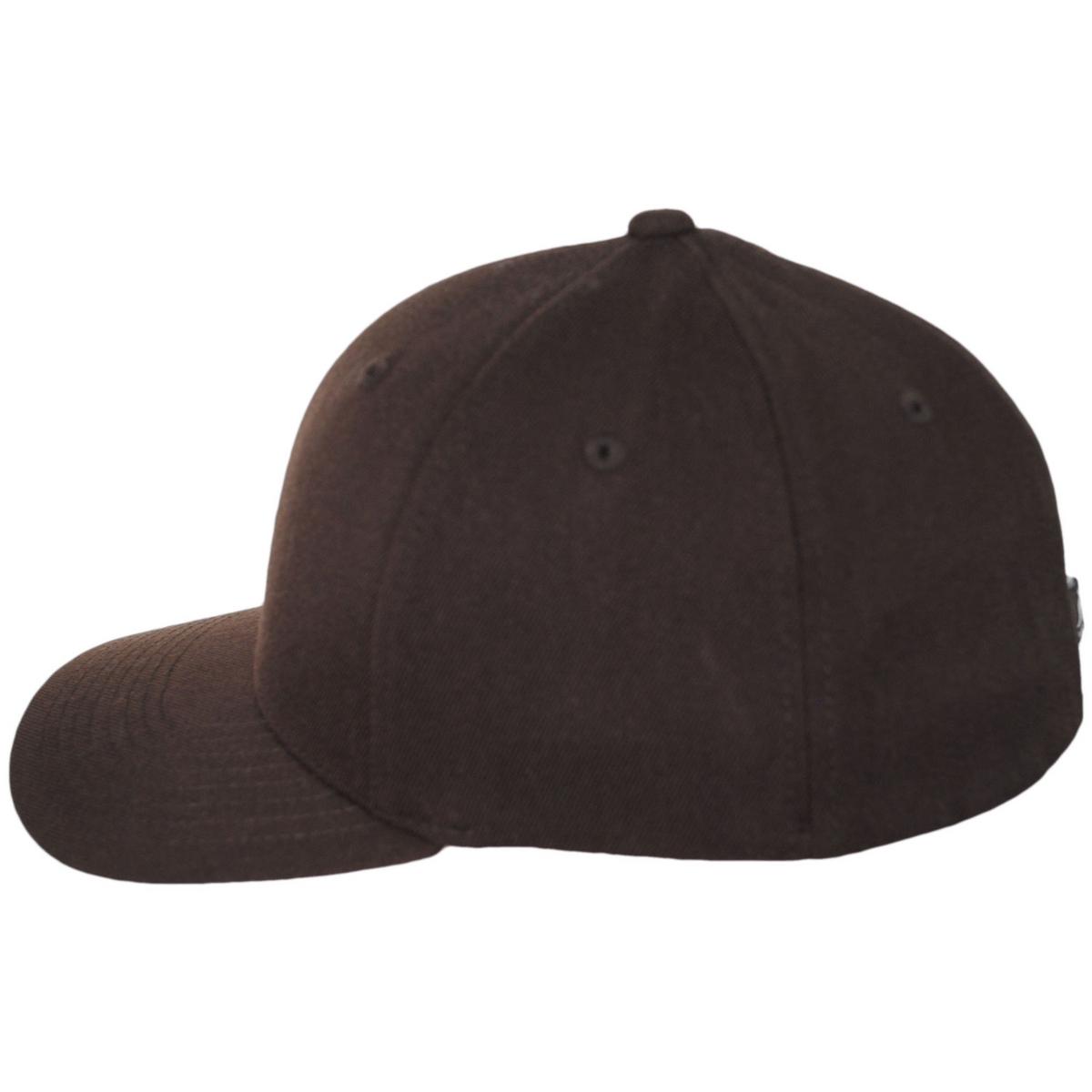 Kangol | Logo Wool FlexFit Fitted Baseball Cap | 201104 | profile | PADRES BROWN