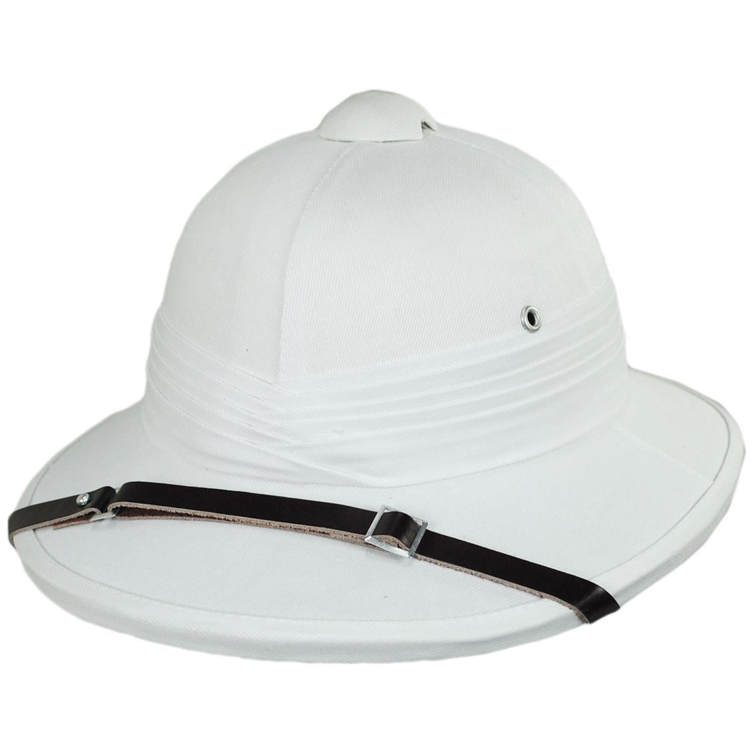 Village Hat Shop | Wholesale Indian Pith Helmet B2B Pre-Pack - White | B2B155805W | lead | WHITE
