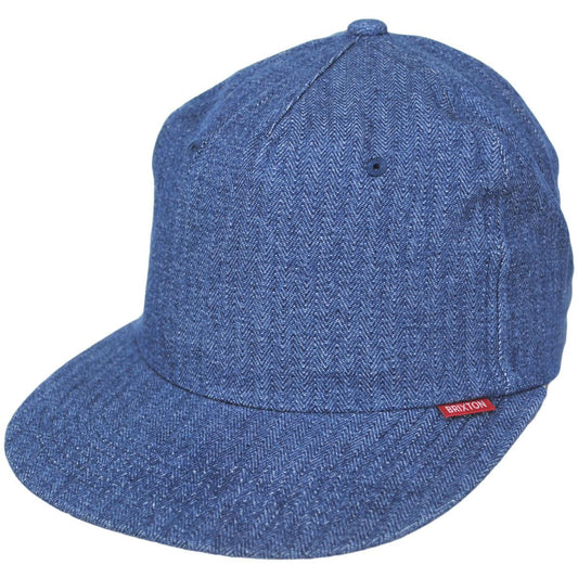 BRIXTON HATS | Reserve Assembly Cotton HP Snapback Baseball Cap | 201843 | lead | UNION HERRINGBONE
