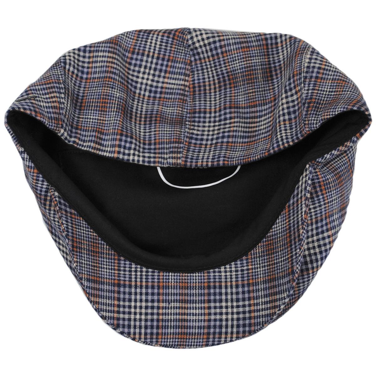 Bailey 1922 | Duch Linen Plaid 5 Panel Ivy Cap | 167222 | under | MIDNIGHT BLUE PLAID
