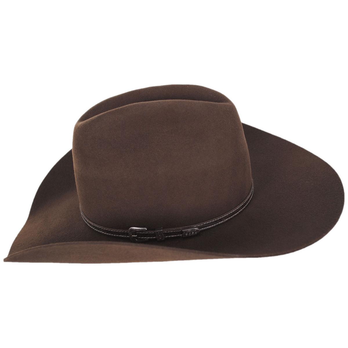 Bailey Western | Roderick Wool Felt Western Hat | 130128 | profile | BROWN