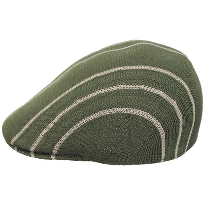 Kangol | Don Stripe 507 Knit Ivy Cap | 161029 | profile | SEA KELP