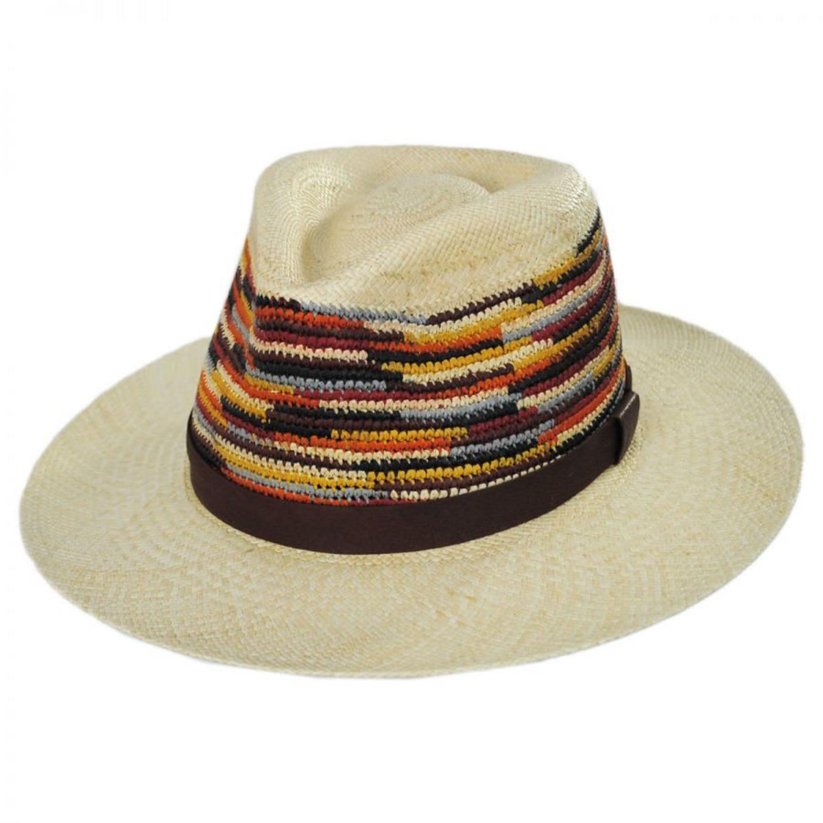Bailey 1922 | Tasmin Panama Straw Fedora Hat | 127826 | lead | NATURAL MULTI