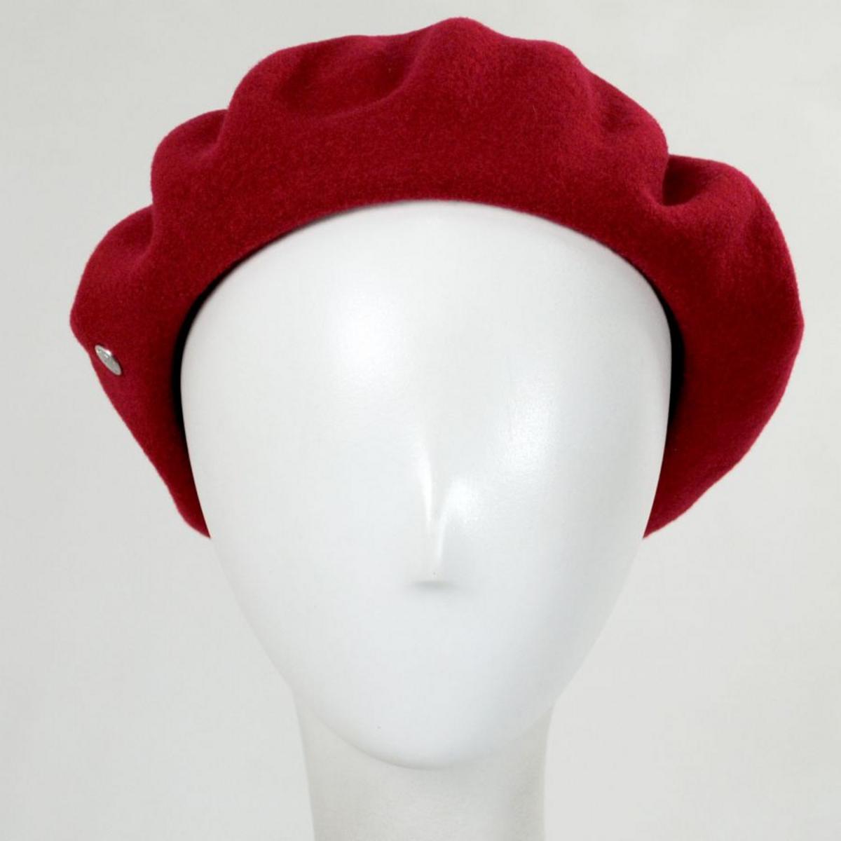 Hoquy | Hoquy Wool Basque Beret | 151050 | front | PASSION