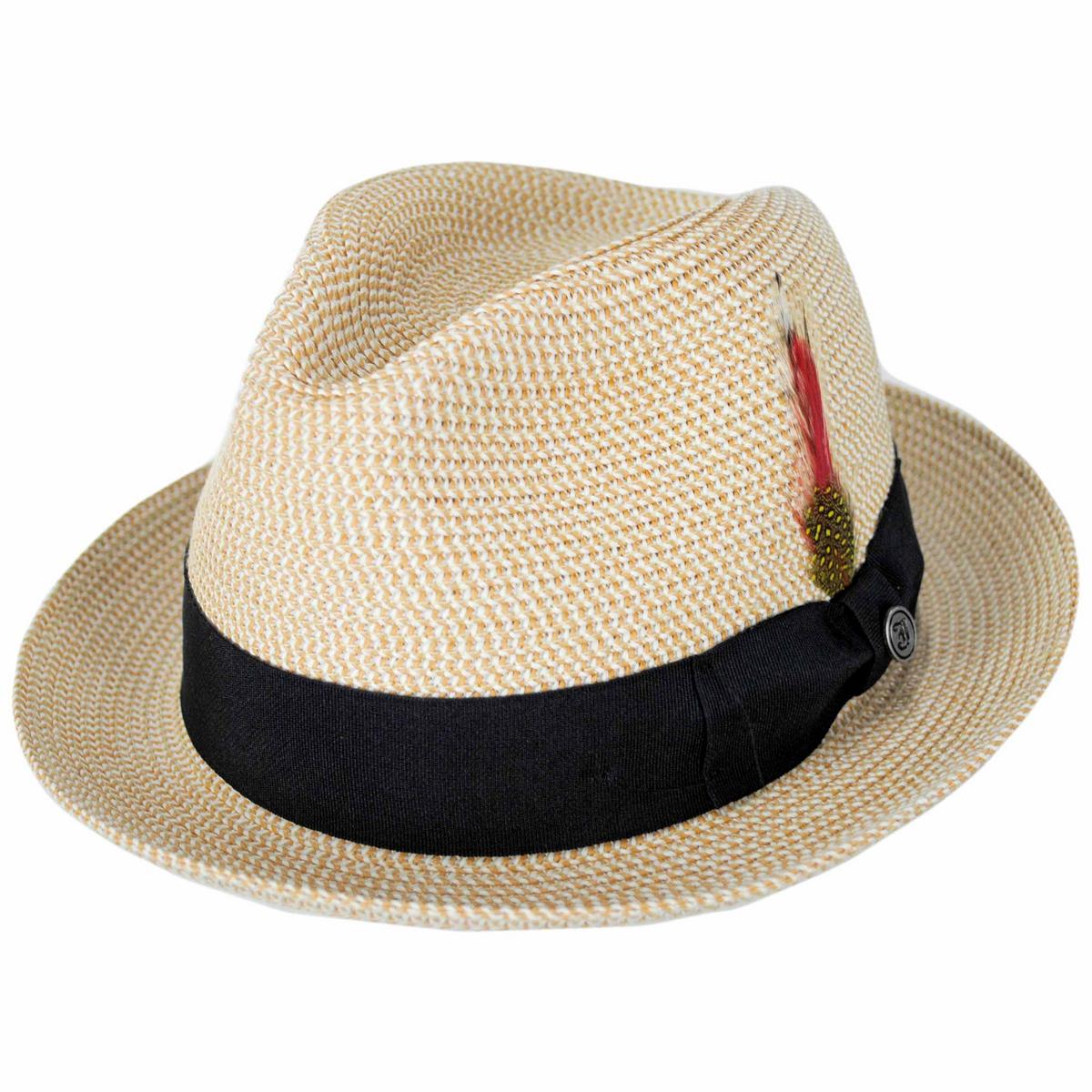 帽子 soloist foodie Toyo Straw Braid Trilby Fedora Hat – Village Hat Shop