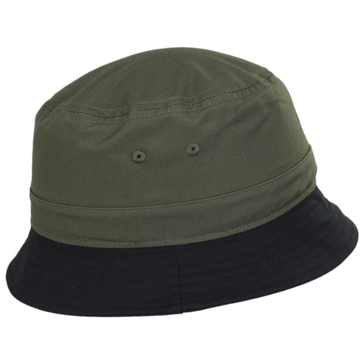 Goorin Bros | Jeff Jeff Two Tone Cotton Bucket Hat - FINAL SALE | 187504 | profile | OLIVE