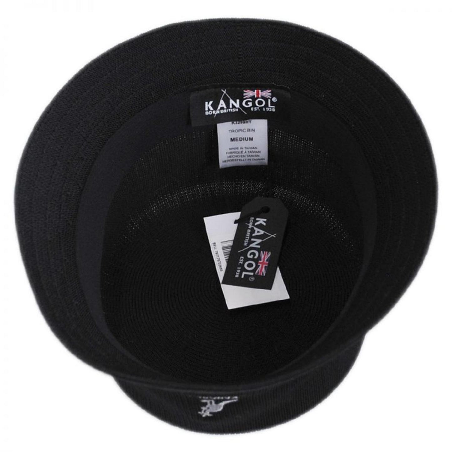 Kangol | Tropic Bin Bucket Hat | 185728 | under | BLACK